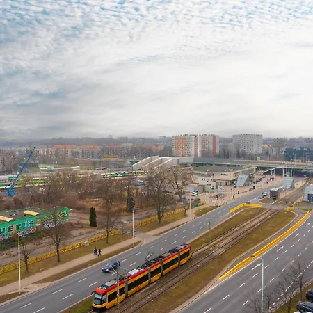 Przy Arkadia 2 Sypialnie Balkon Widok 8 Pietro Metro Gdanska Garaz * Warsaw