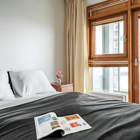 Przy Arkadia 2 Sypialnie Balkon Widok 8 Pietro Metro Gdanska Garaz Apartment *